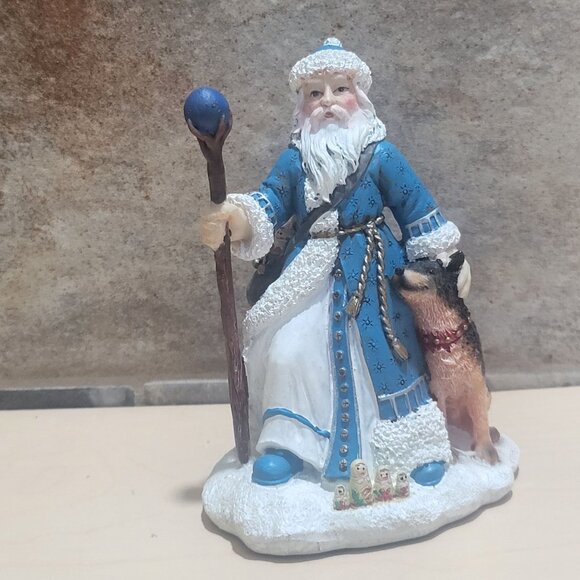 International Santa Claus Collection D'Yed Moroz Siberian Santa Figurine 2005 - Picture 5 of 12